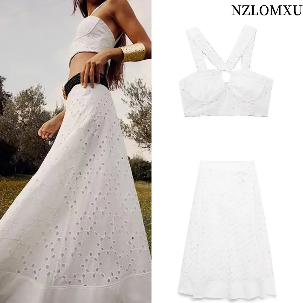 Woman Embroidery 2 Pieces Midi Skirts Sets 2025 Crop Top Women Suit Casual Skirts Two Piece Set Womens Outfits
Woman Embroidery 2 Pieces Midi Skirts Sets 2025 Crop Top Women Suit Casual Skirts Two Piece Set Womens Outfits