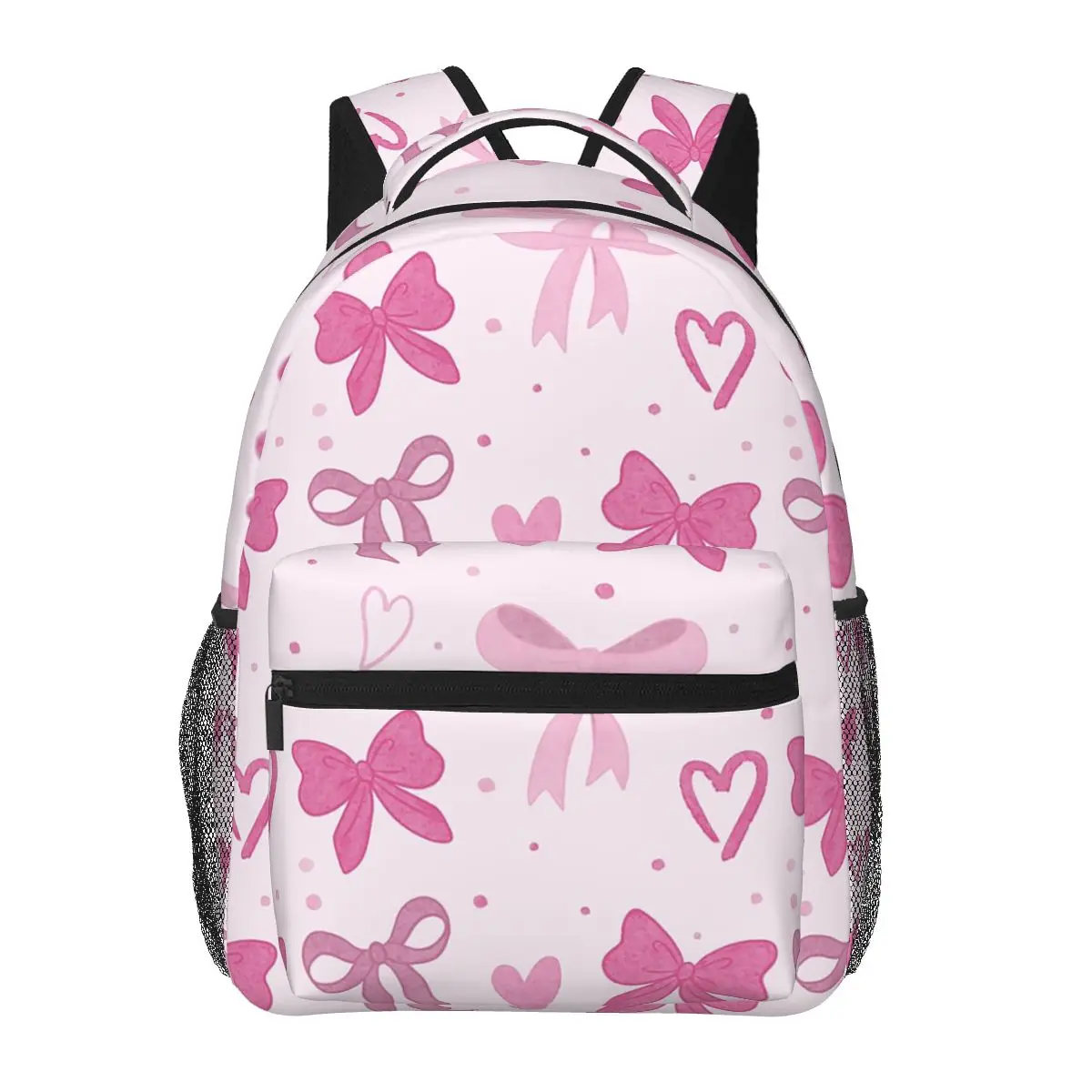 Pink Hearts And Bows Pattern Student Backpack School Bag Hiking Travel Daypack for Boys Girls Fashion Bookbag Shoulder Bags
Pink Hearts And Bows Pattern Student Backpack School Bag Hiking Travel Daypack for Boys Girls Fashion Bookbag Shoulder Bags