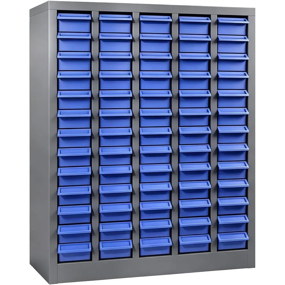 Heavy-Duty Metal Parts Cabinet for Workshop and Garage, 75-Compartment Bolt and Nut Organizer with Labels
Heavy-Duty Metal Parts Cabinet for Workshop and Garage, 75-Compartment Bolt and Nut Organizer with Labels