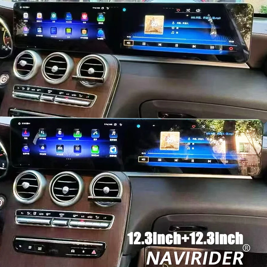 Android 15 128 ГБ Автомобильное радио navi GPS Двойной беспроводной экран Carplay для Mercedes Benz C GLC 2015-2021 BT 12,3 дюйма + 12,3 дюйма стерео
Android 15 128 ГБ Автомобильное радио navi GPS Двойной беспроводной экран Carplay для Mercedes Benz C GLC 2015-2021 BT 12,3 дюйма + 12,3 дюйма стерео