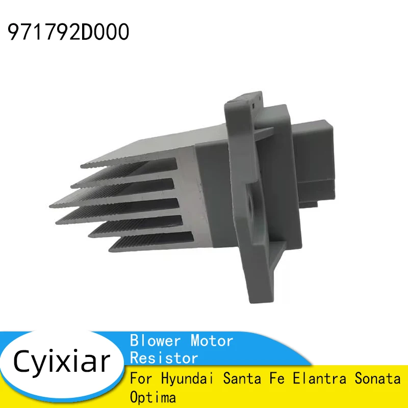 Новый резистор двигателя воздуходувки 971792D000 для Hyundai Santa Fe Elantra Sonata Optima 97179-2D000
Новый резистор двигателя воздуходувки 971792D000 для Hyundai Santa Fe Elantra Sonata Optima 97179-2D000