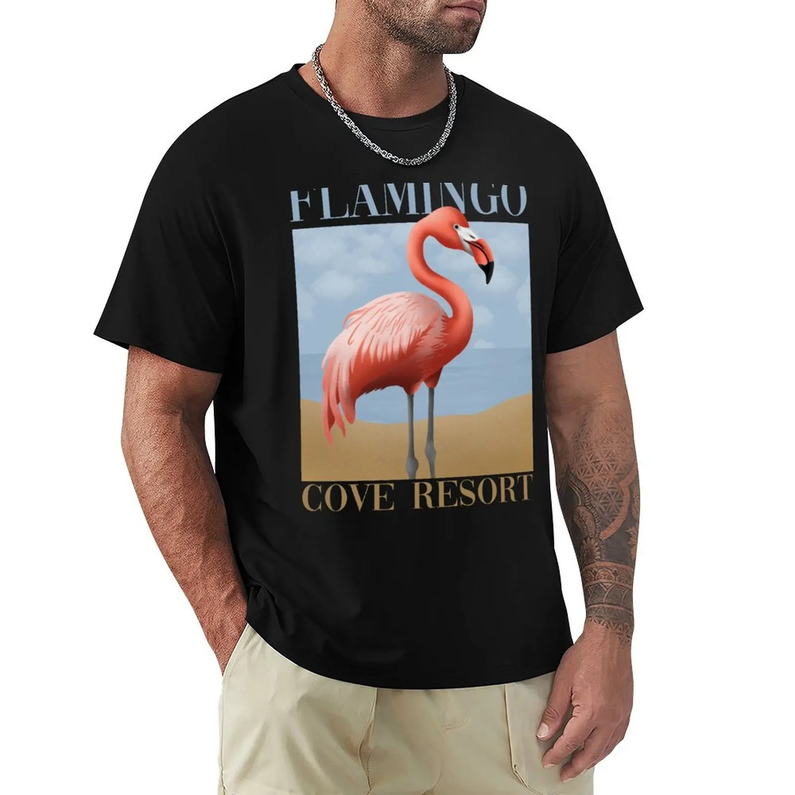 Flamingo Cove T-Shirt Fitness Training Breathable Tee
Flamingo Cove T-Shirt Fitness Training Breathable Tee