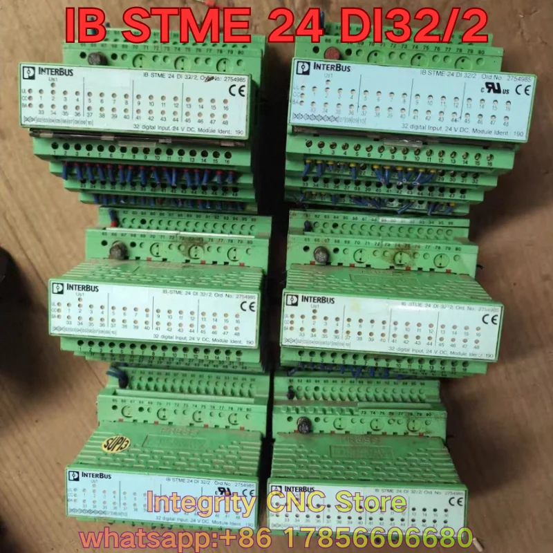 Second-hand IB STME 24 DI32/2 module function test is normal
Second-hand IB STME 24 DI32/2 module function test is normal