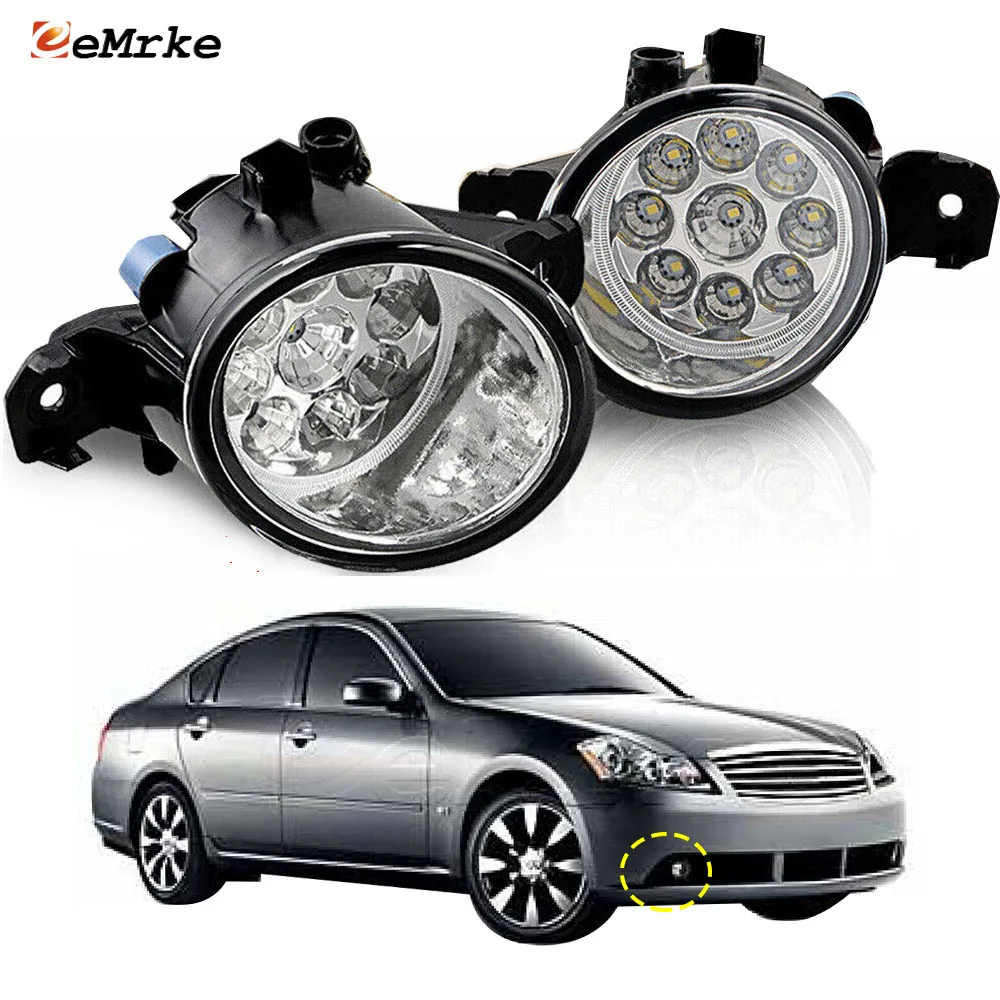 Upgrade Led Fog Lights Assembly PTF for Infiniti M35 M35x M45 2005 2006 2007 2008 9-led DRL Headlights Daytime Running Light
Upgrade Led Fog Lights Assembly PTF for Infiniti M35 M35x M45 2005 2006 2007 2008 9-led DRL Headlights Daytime Running Light