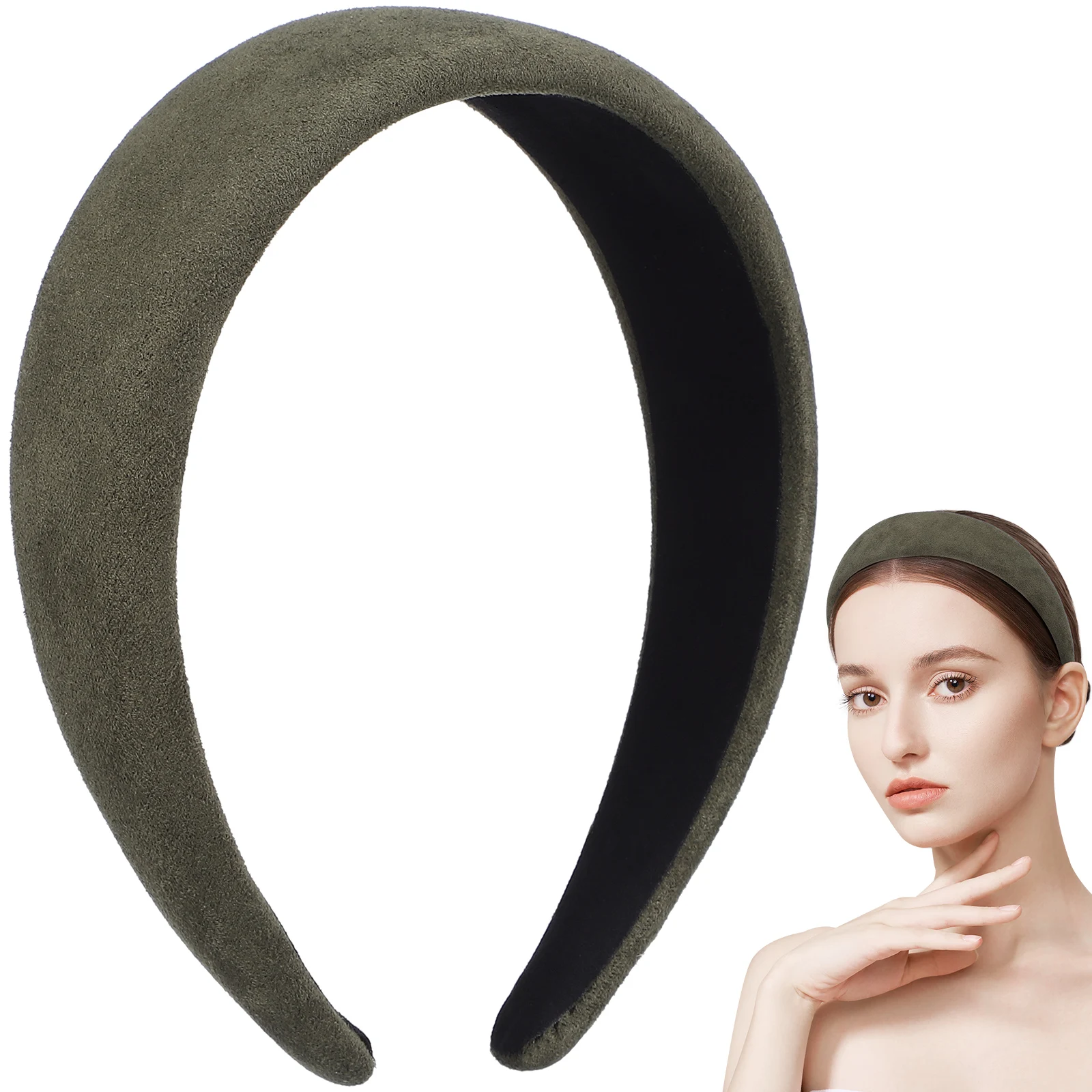 Suede Sponge Headband Wide Thick Headbands for Women Girls Fashion Hairband Versatile Daily Use Soft Comfortable Material Unique
Suede Sponge Headband Wide Thick Headbands for Women Girls Fashion Hairband Versatile Daily Use Soft Comfortable Material Unique