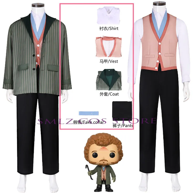 Anime Marv Cosplay Costume Thief Marv Suit Uniform Coat Vest Pants Set Party Roleplay Halloween Outfit for Man
Anime Marv Cosplay Costume Thief Marv Suit Uniform Coat Vest Pants Set Party Roleplay Halloween Outfit for Man
