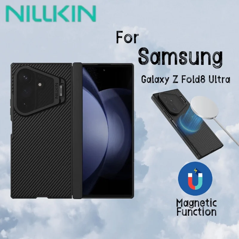 NILLKIN For Samsung Galaxy Z Fold 8 Ultra 5G CamShield ProP Case Folding phone case transparent lens cover protective case
NILLKIN For Samsung Galaxy Z Fold 8 Ultra 5G CamShield ProP Case Folding phone case transparent lens cover protective case