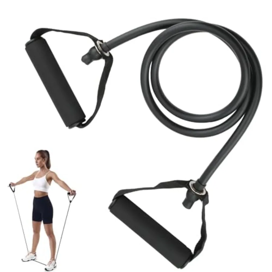 Resistance Bands with Handles, Easy Hold Working Out Exercise Bands, Comfortable Workout Accessory (30LB)
Resistance Bands with Handles, Easy Hold Working Out Exercise Bands, Comfortable Workout Accessory (30LB)