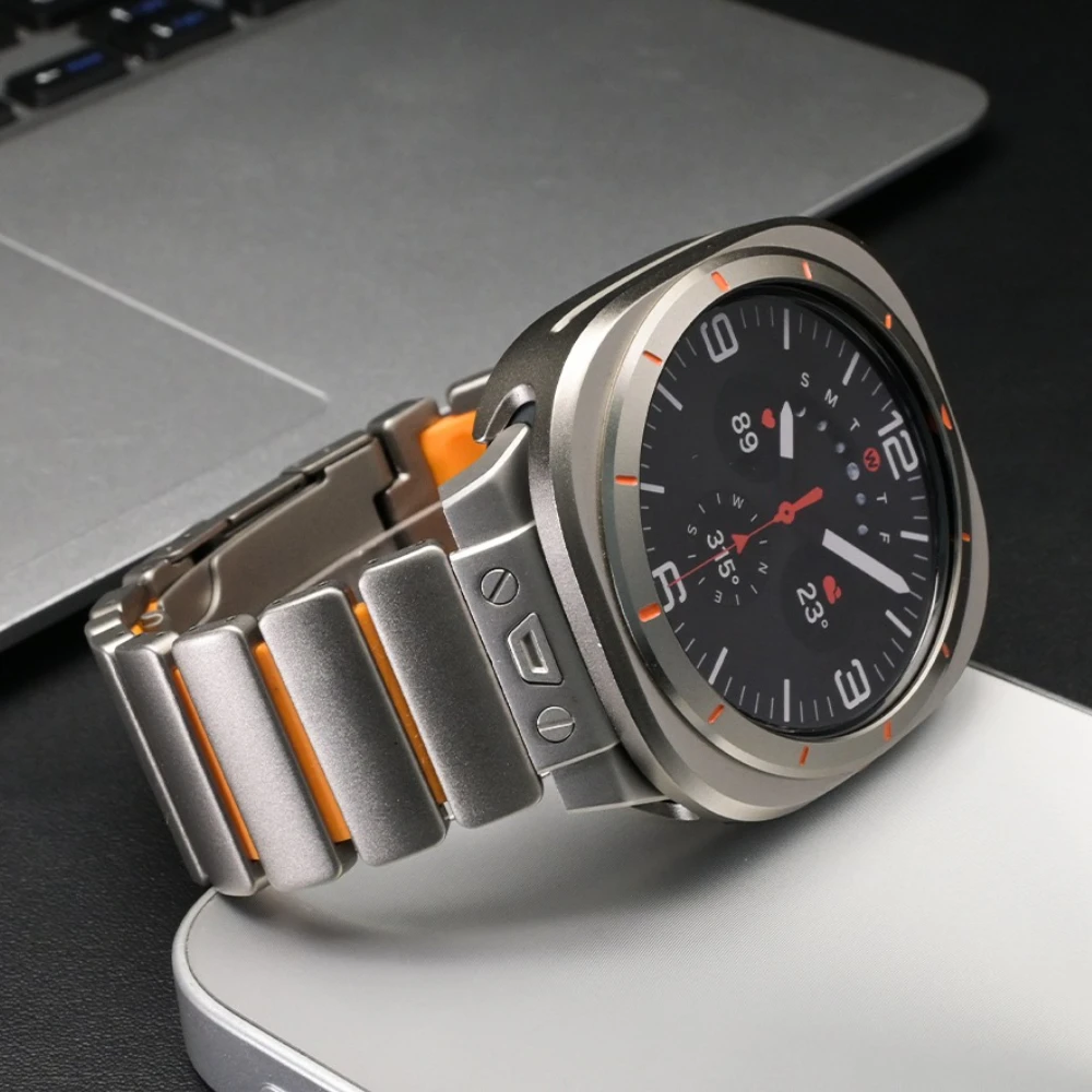 Титановый ремешок без зазоров для Samsung Galaxy Watch Ultra 47 мм 2025 2024, резиновый браслет для Galaxy Watch Ultra 47 мм, роскошный мужской ремешок
Титановый ремешок без зазоров для Samsung Galaxy Watch Ultra 47 мм 2025 2024, резиновый браслет для Galaxy Watch Ultra 47 мм, роскошный мужской ремешок