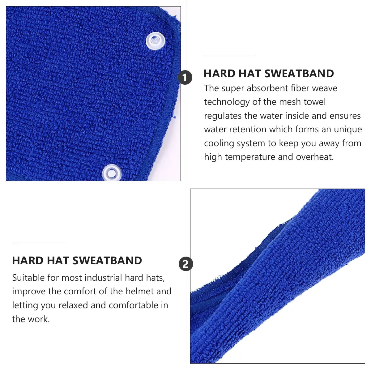 6 Pcs Safety Hat Sweatbands Hard Hat Sweatband Breathable Mesh Absorbent Fiber Reusable Washable Cotton Headbands Helmets Dry
6 Pcs Safety Hat Sweatbands Hard Hat Sweatband Breathable Mesh Absorbent Fiber Reusable Washable Cotton Headbands Helmets Dry