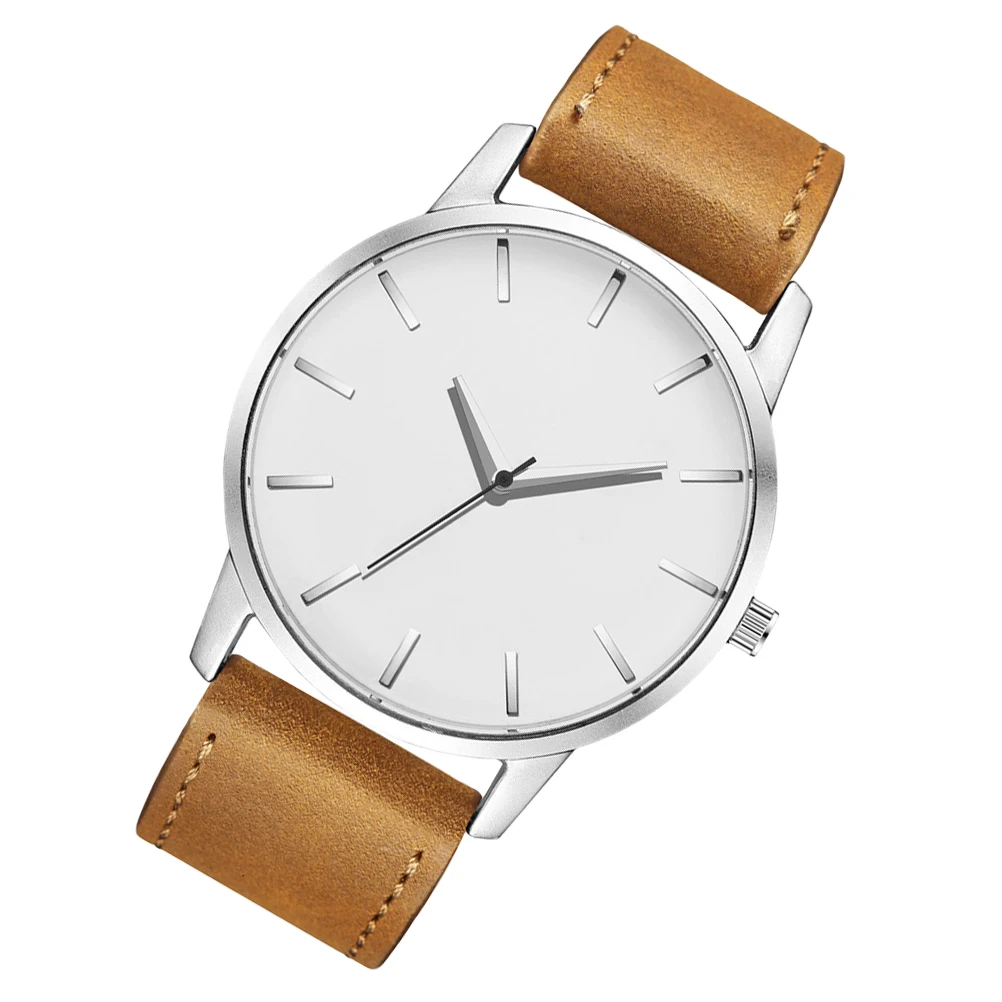 Big Dial Men Watch Durable PU Strap Quartz Movement Wristwatch Casual Business Adjustable Male Belt Watch Large for Men
Big Dial Men Watch Durable PU Strap Quartz Movement Wristwatch Casual Business Adjustable Male Belt Watch Large for Men