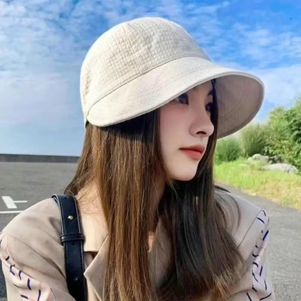 Wide Brim Fisherman Hat Sun Visor Adjustable Solid Color Bucket Hat Waffle Pattern Baseball Cap Drawstring Outdoor Sports Hat
Wide Brim Fisherman Hat Sun Visor Adjustable Solid Color Bucket Hat Waffle Pattern Baseball Cap Drawstring Outdoor Sports Hat