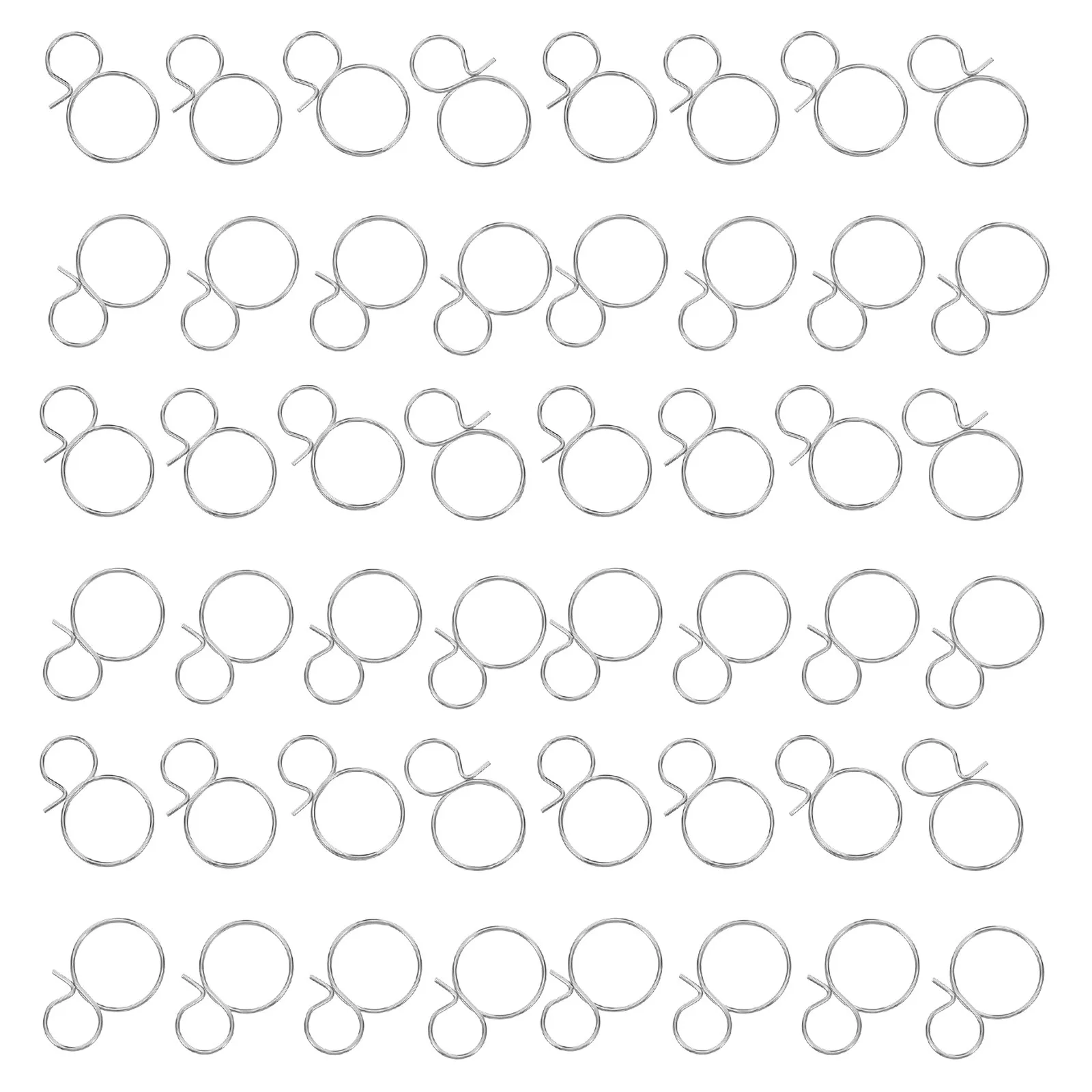 100Pcs Crystal Lamp Pendant Connectors Stainless Steel Figure 8 Shape Metal Chandelier Replacement Hooks Suncatcher Fastening
100Pcs Crystal Lamp Pendant Connectors Stainless Steel Figure 8 Shape Metal Chandelier Replacement Hooks Suncatcher Fastening