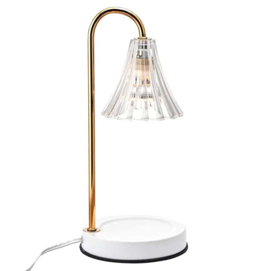 Electric Candle Warmer Lamp with 13.5 Inch Clear Glass Shade - Flameless Candle Warmer for Home Decor, Safe Wax Melter with 50W
Electric Candle Warmer Lamp with 13.5 Inch Clear Glass Shade - Flameless Candle Warmer for Home Decor, Safe Wax Melter with 50W