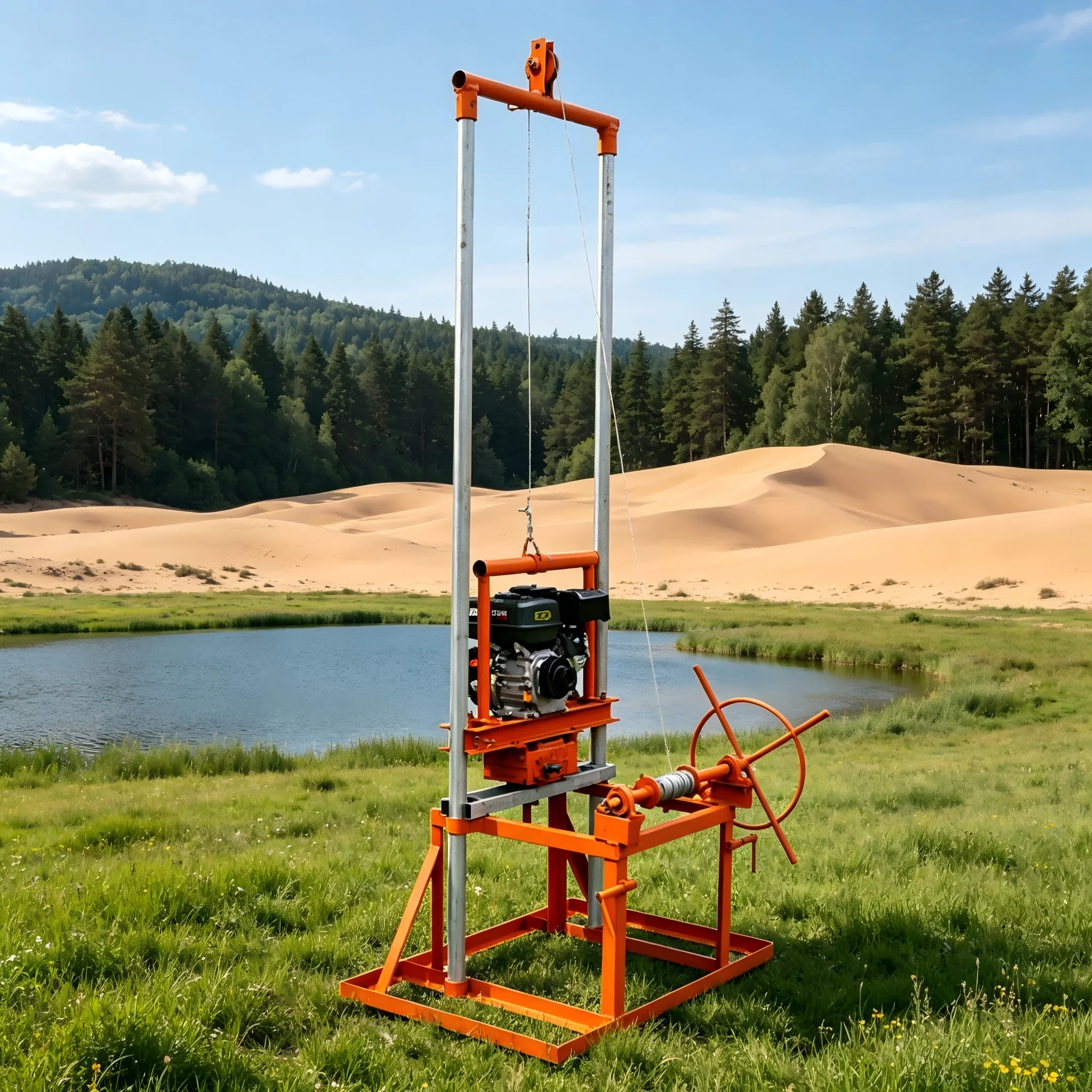 Customized High-Quality 80m Rotary Water Well Drilling Rig for Agricultural Drilling Equipment for Sale
Customized High-Quality 80m Rotary Water Well Drilling Rig for Agricultural Drilling Equipment for Sale