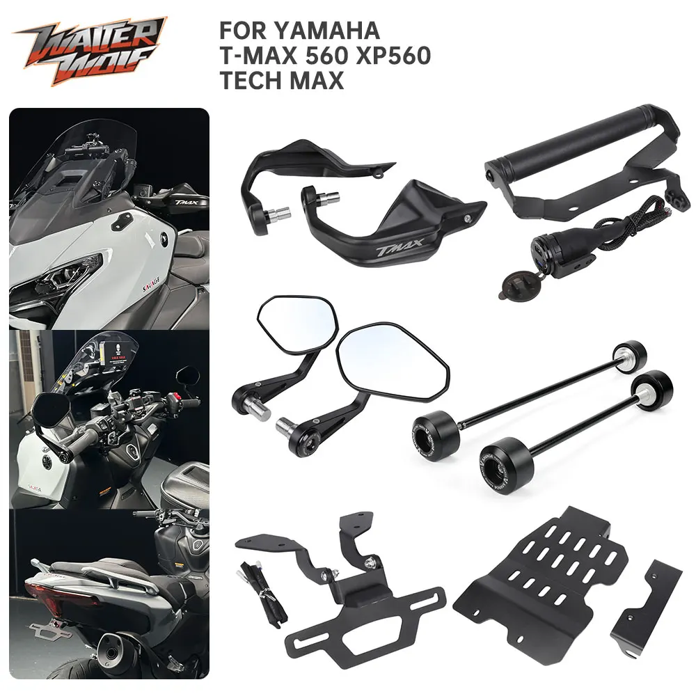 Motorcycle Accessories Tail Tidy Bracket GPS Phone Holder Rearview Mirror For Yamaha T-MAX 560 XP560 Tmax560 2020-2025 Handguard
Motorcycle Accessories Tail Tidy Bracket GPS Phone Holder Rearview Mirror For Yamaha T-MAX 560 XP560 Tmax560 2020-2025 Handguard