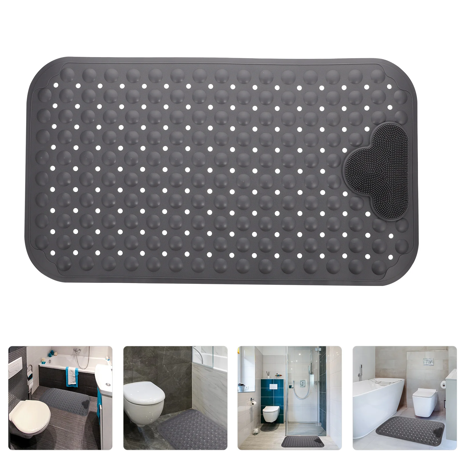 1 pc Anti-Slip Mat Bathroom Floor Rubber Shower Carpet Durable Non-Slip Bath Mat For Home Toilet Entrance Portable Massage
1 pc Anti-Slip Mat Bathroom Floor Rubber Shower Carpet Durable Non-Slip Bath Mat For Home Toilet Entrance Portable Massage