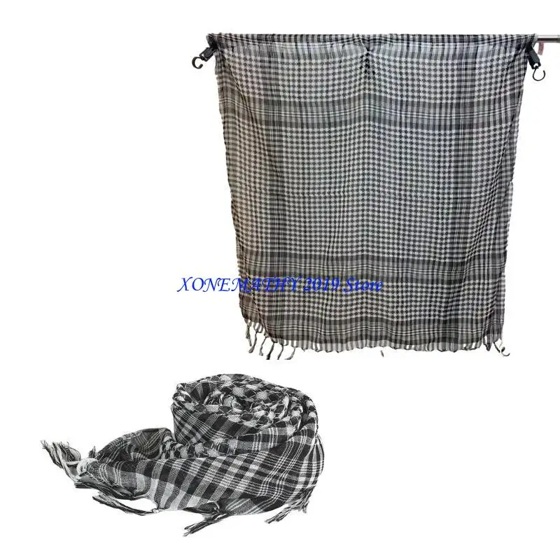 F42F Tactically Adult Bandana 110x110cm Turban Lattice Print Scarf Outdoor Headband for Hot Male Daily Hair Accessory
F42F Tactically Adult Bandana 110x110cm Turban Lattice Print Scarf Outdoor Headband for Hot Male Daily Hair Accessory