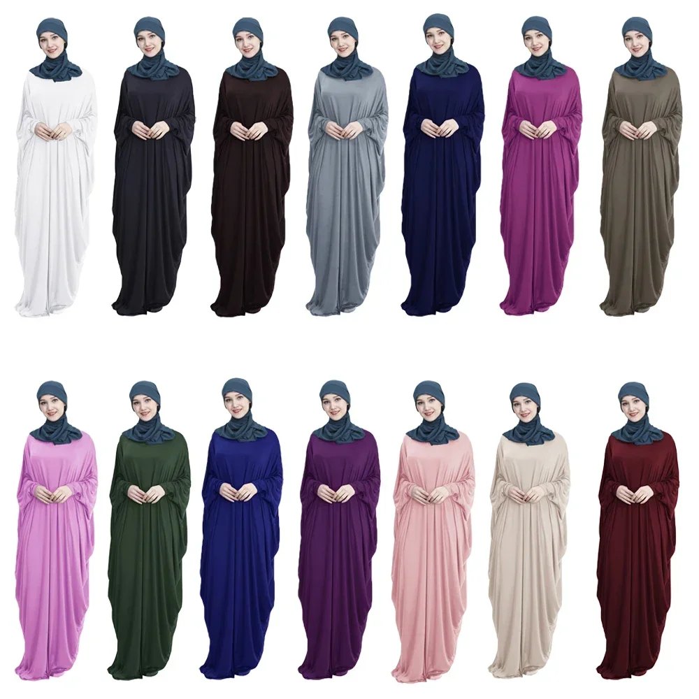 2025 Muslim Women Prayer Garment Islamic Loose Maxi Dress Khimar Abayas Arabic Robe Abaya Eid Ramadan Clothes Kaftan Gown Abayas
2025 Muslim Women Prayer Garment Islamic Loose Maxi Dress Khimar Abayas Arabic Robe Abaya Eid Ramadan Clothes Kaftan Gown Abayas