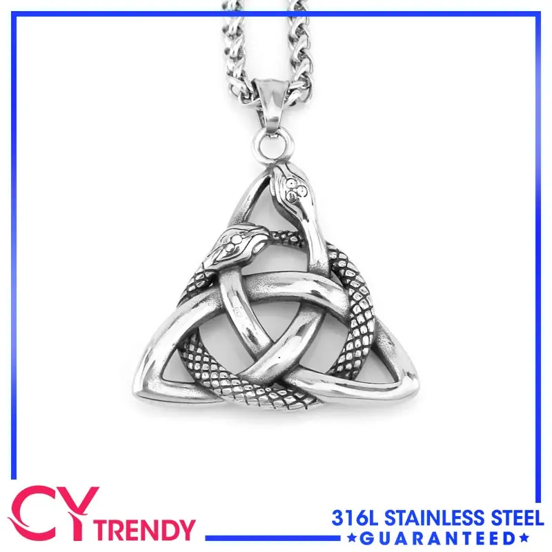 Nordic Viking Celtic Knot Animal Snake Vintage Personalized European and American Pendant Men's Stainless Steel Pendant Necklace
Nordic Viking Celtic Knot Animal Snake Vintage Personalized European and American Pendant Men's Stainless Steel Pendant Necklace