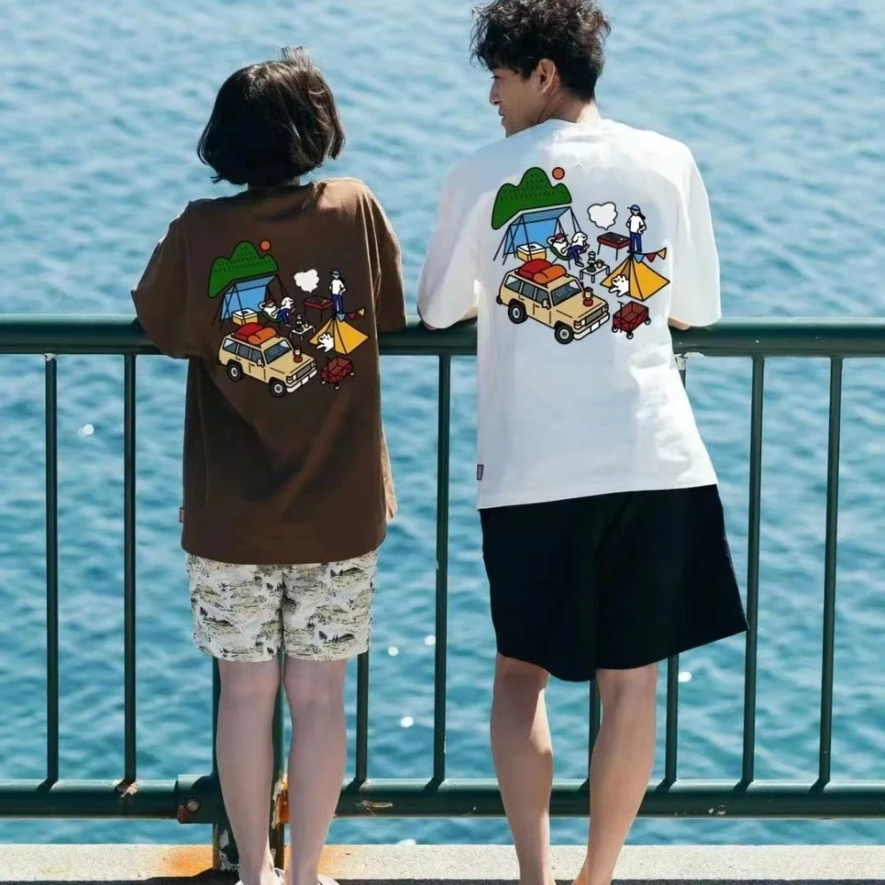 Summer New Listing T-shirt Coleman Couple Tee Casual Oversized Outdoor Graphic Crew Neck Men Tee Sports Top Street Wear Clothing
Summer New Listing T-shirt Coleman Couple Tee Casual Oversized Outdoor Graphic Crew Neck Men Tee Sports Top Street Wear Clothing