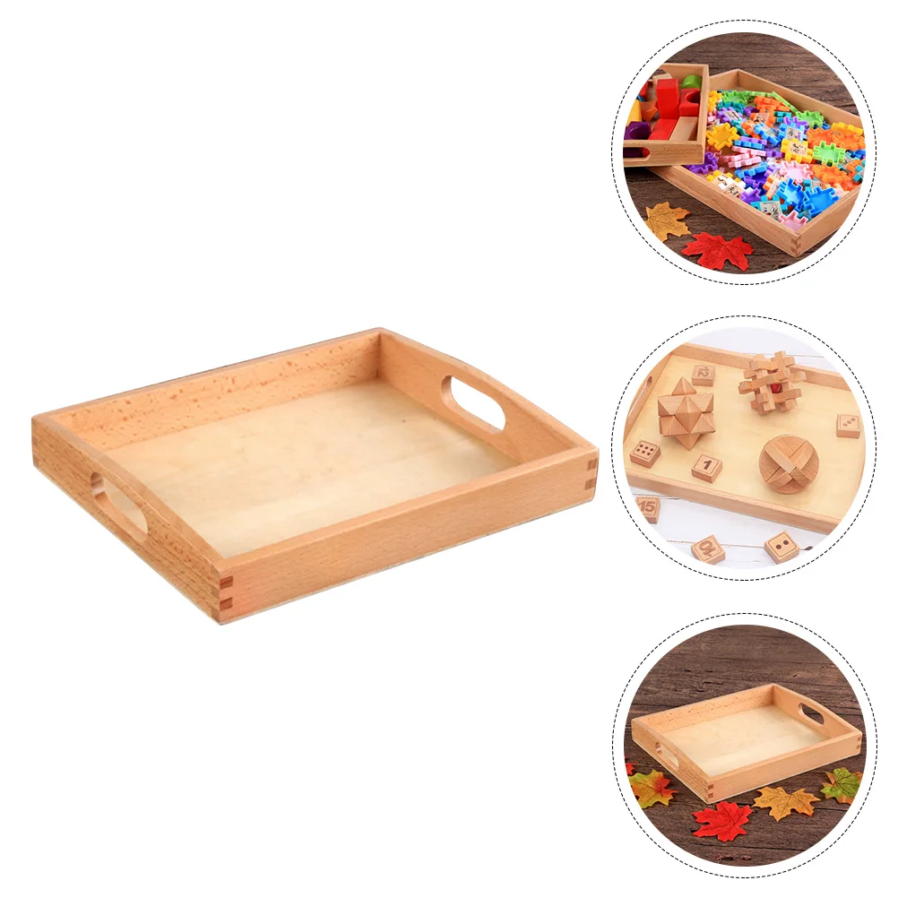 Tray Teaching Aid Box Storage Boxes Wood Craft Containers Sundries Bathroom Plate Small Serving Organizer
Tray Teaching Aid Box Storage Boxes Wood Craft Containers Sundries Bathroom Plate Small Serving Organizer