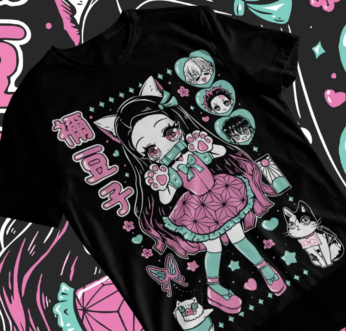Футболка с коротким рукавом унисекс, мягкая футболка, Nezuko Kamado Kimetsu no Yaiba
Футболка с коротким рукавом унисекс, мягкая футболка, Nezuko Kamado Kimetsu no Yaiba