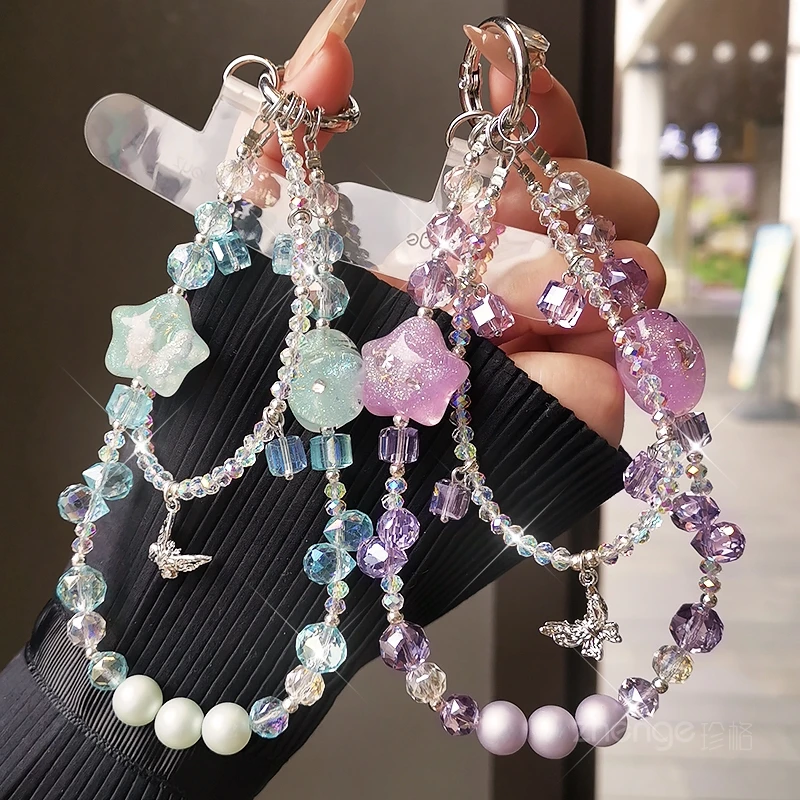Luminous Star Phone Wrist Strap | Crystal Beaded Pendant | Ins Style Short Lanyard for Women
Luminous Star Phone Wrist Strap | Crystal Beaded Pendant | Ins Style Short Lanyard for Women