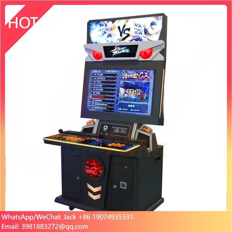 Recreation Games Arcade Equipment Coin Operated Retro Arcade Fighting Game Machine Street Fighter Arcade Machine
Recreation Games Arcade Equipment Coin Operated Retro Arcade Fighting Game Machine Street Fighter Arcade Machine