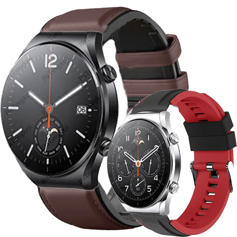 Leather + Silicone Bracelet Band For Xiaomi Watch S1 Watch Strap For Garmin Venu2 Smart Watchband For Xiaomi Watch color/color2
Leather + Silicone Bracelet Band For Xiaomi Watch S1 Watch Strap For Garmin Venu2 Smart Watchband For Xiaomi Watch color/color2
