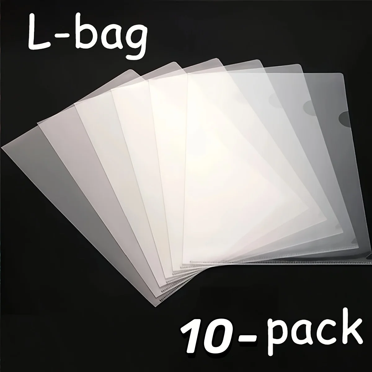 L-Shaped A4 Folder, Transparent A4 PP Plastic Document Bag, Used for Organizing Single-Page Information for Office Supplies
L-Shaped A4 Folder, Transparent A4 PP Plastic Document Bag, Used for Organizing Single-Page Information for Office Supplies