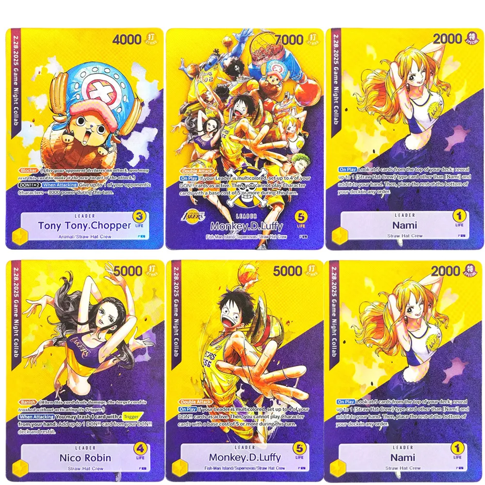 Коллекционные карточные игры DIY One Piece: Баскетбольная команда, Луффи, Нами, Зоро, Робин, Санджи, Чоппер, Брук. Английская версия TCG. Аниме-карточки.
Коллекционные карточные игры DIY One Piece: Баскетбольная команда, Луффи, Нами, Зоро, Робин, Санджи, Чоппер, Брук. Английская версия TCG. Аниме-карточки.