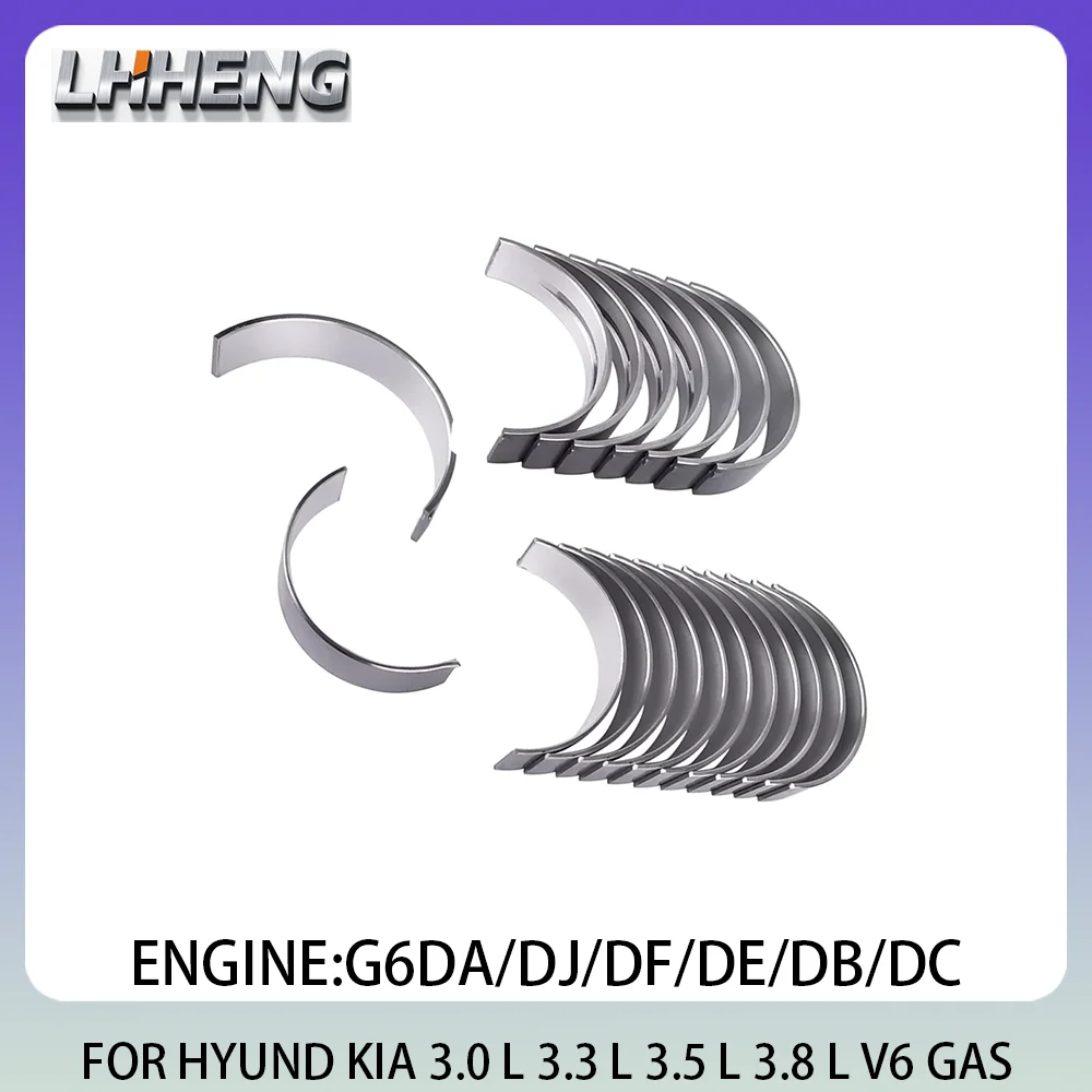 Engine Main & Rod Bearings Kit FOR HYUNDAI EQUUS GENESIS GRAND GRANDEUR ix55 SANTA SONATA 3.0L 3.3L 3.5L 3.8L V6 GAS 05-25
Engine Main & Rod Bearings Kit FOR HYUNDAI EQUUS GENESIS GRAND GRANDEUR ix55 SANTA SONATA 3.0L 3.3L 3.5L 3.8L V6 GAS 05-25