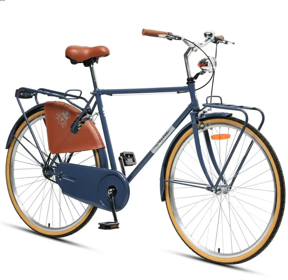TXED Holland Retro Style Bike Single Speed Big Bicycle City Bicycle 28 Inch
TXED Holland Retro Style Bike Single Speed Big Bicycle City Bicycle 28 Inch