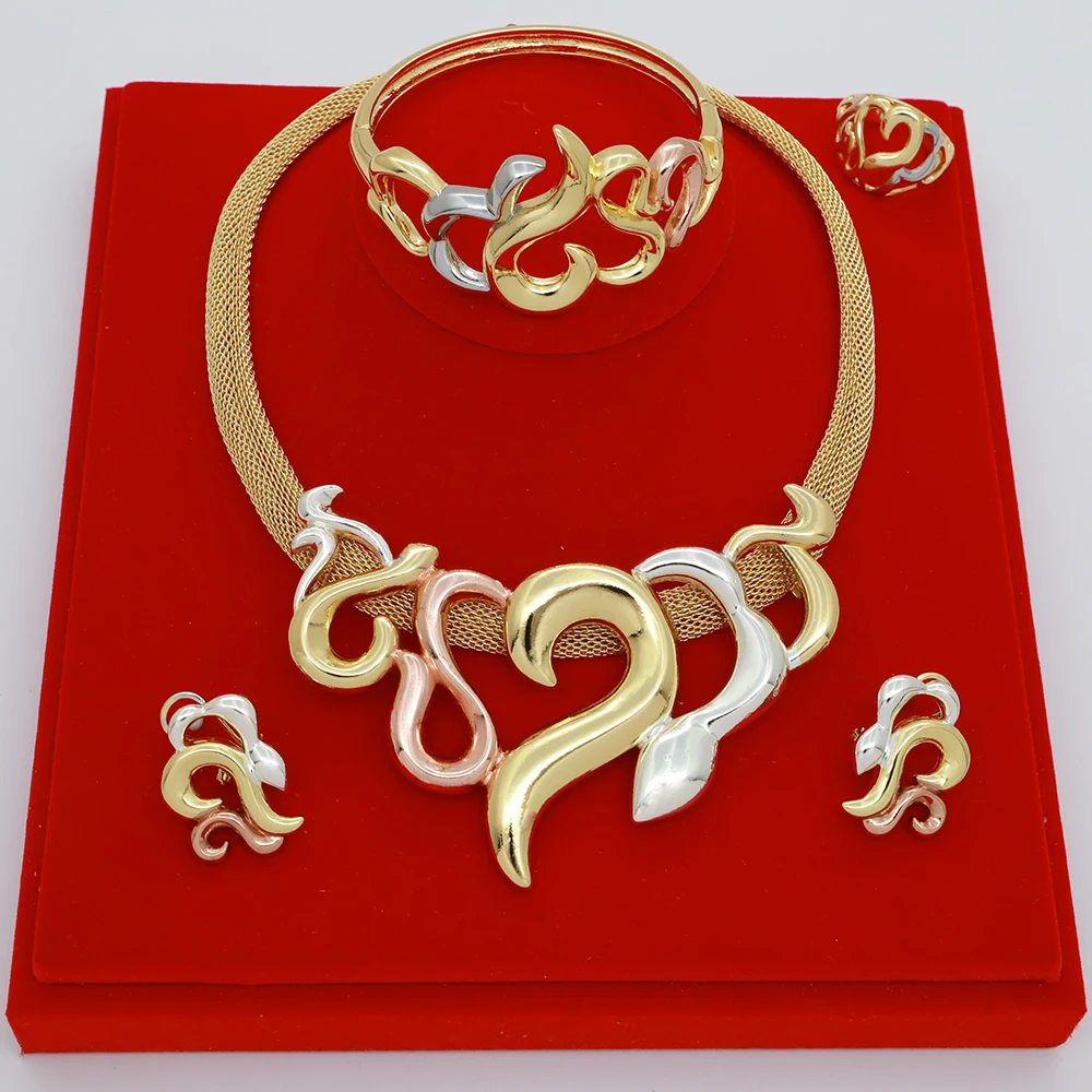 2025 Unique Jewelry Sets For Women Fashion Design Colorful Flame Pendant Necklace Earring Bracelet Ring 2025 New Fashion Set
2025 Unique Jewelry Sets For Women Fashion Design Colorful Flame Pendant Necklace Earring Bracelet Ring 2025 New Fashion Set