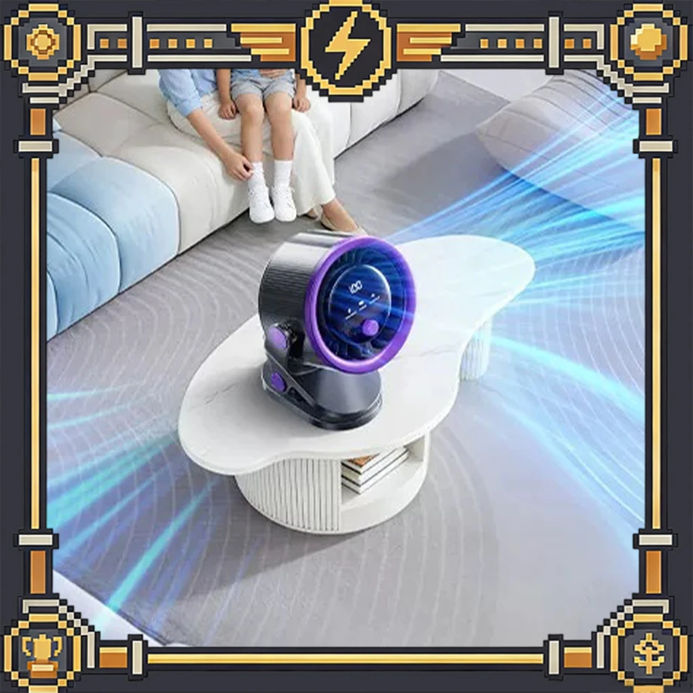 Aler s-565 Desktop Fan Intelligent Circulation Wind Control Desktop Small Fan Brushless Motor Light Weight Low Noise For Gifts
Aler s-565 Desktop Fan Intelligent Circulation Wind Control Desktop Small Fan Brushless Motor Light Weight Low Noise For Gifts