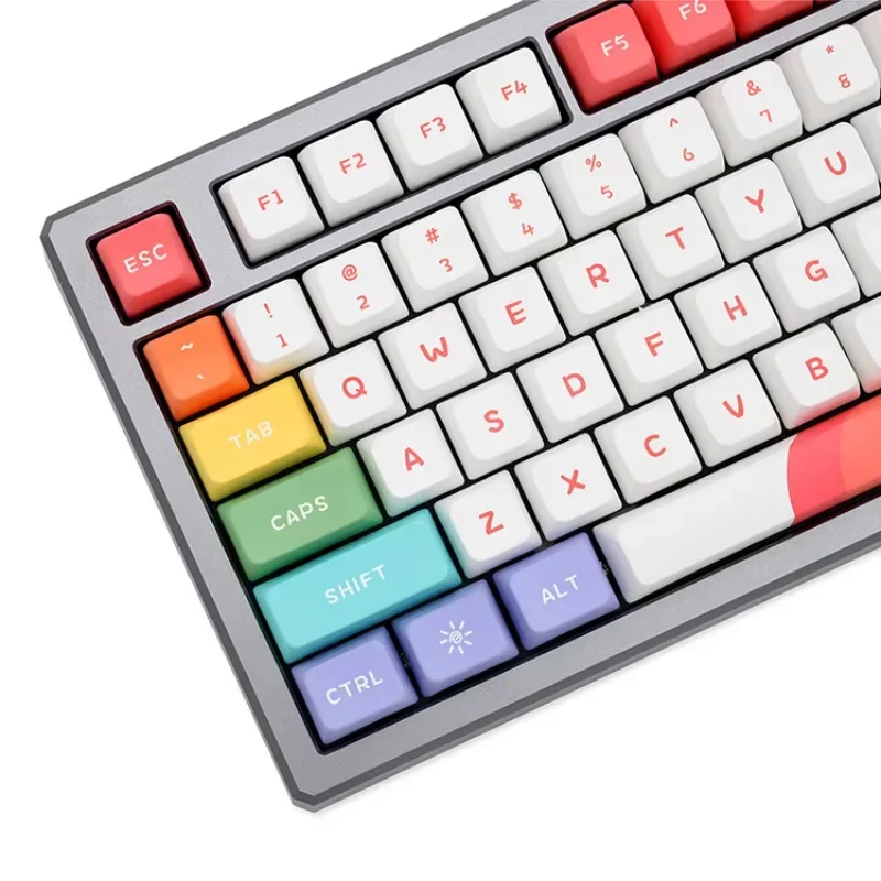 Колпачки для сублимации GKs Rainbow, выбранные утолщенные MDA из ПБТ, эргономичный процесс сублимации высокого цвета
Колпачки для сублимации GKs Rainbow, выбранные утолщенные MDA из ПБТ, эргономичный процесс сублимации высокого цвета
