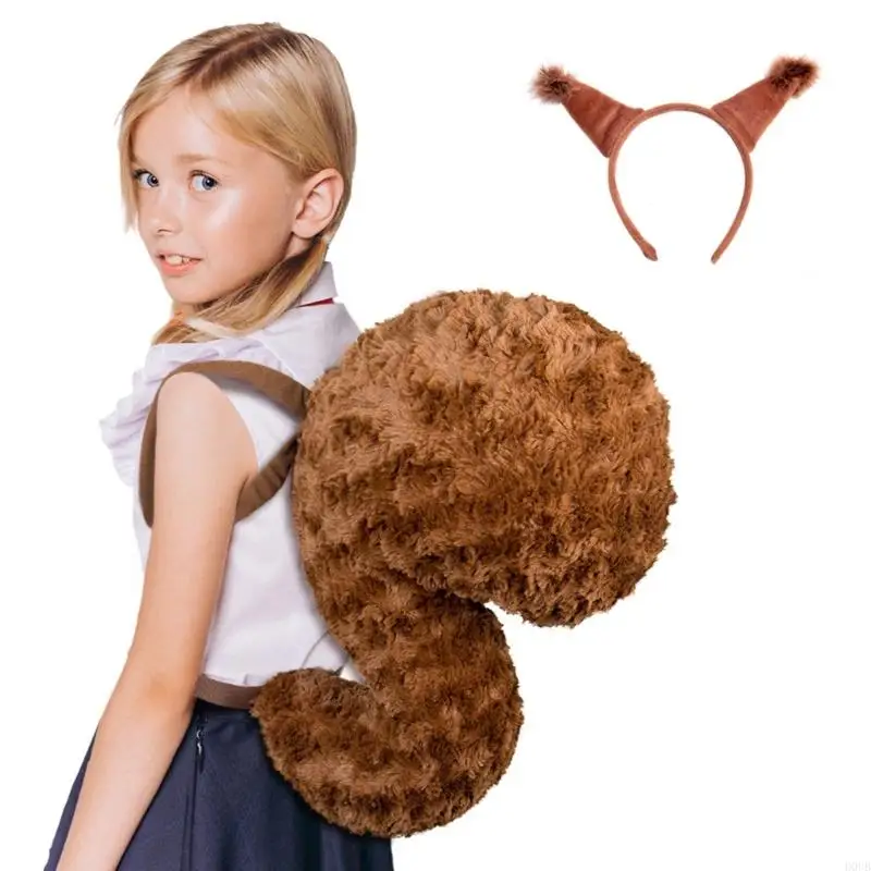 Ear Headband with Tail Animal Costume Ears & Tail for Halloween Party Fancy Dress Cosplay
Ear Headband with Tail Animal Costume Ears & Tail for Halloween Party Fancy Dress Cosplay