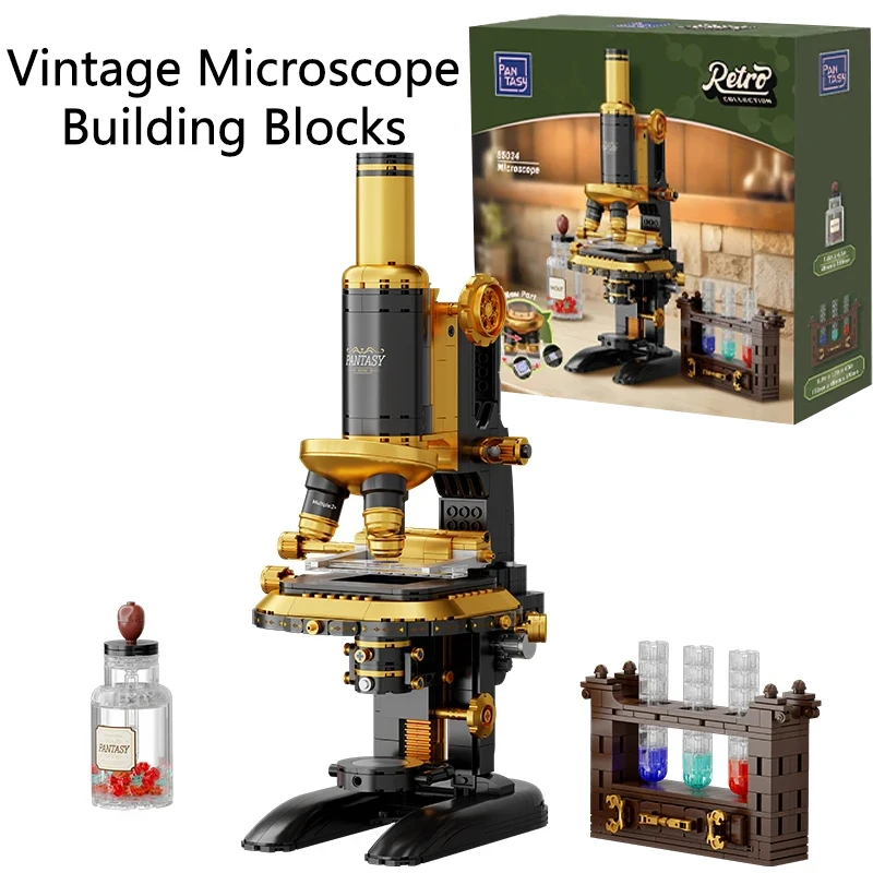 1107PCS Kids Building Blocks Vintage Microscope Model Home Decoration Children's Toys For Kids Adults Birthday Festival Gifts
1107PCS Kids Building Blocks Vintage Microscope Model Home Decoration Children's Toys For Kids Adults Birthday Festival Gifts
