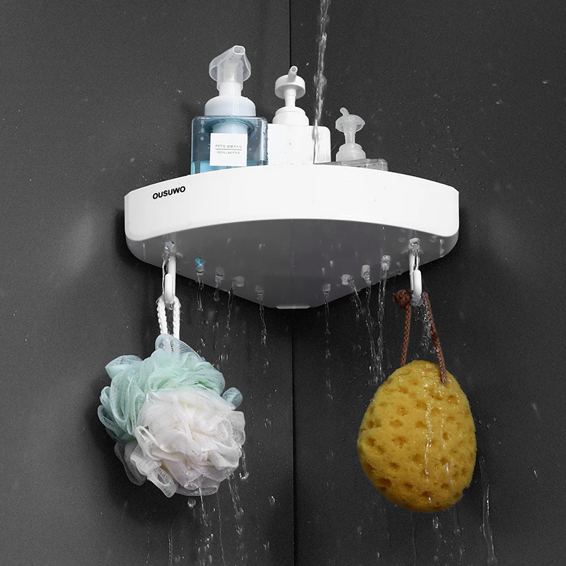 Plastic Corner Bathroom Shelf Shower Organizer No Drill, Wall Mount, Hanging Storage Tray, Rack Holder Basket, Kitchen Accessory
Plastic Corner Bathroom Shelf Shower Organizer No Drill, Wall Mount, Hanging Storage Tray, Rack Holder Basket, Kitchen Accessory