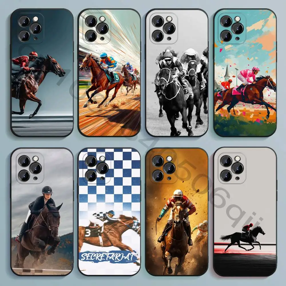 JOCKEY AND HORSE Black Soft TPU Case For iPhone 17 16 15 14 13 12 11 Pro Max Plus E Mini Silicone Phone Cover
JOCKEY AND HORSE Black Soft TPU Case For iPhone 17 16 15 14 13 12 11 Pro Max Plus E Mini Silicone Phone Cover