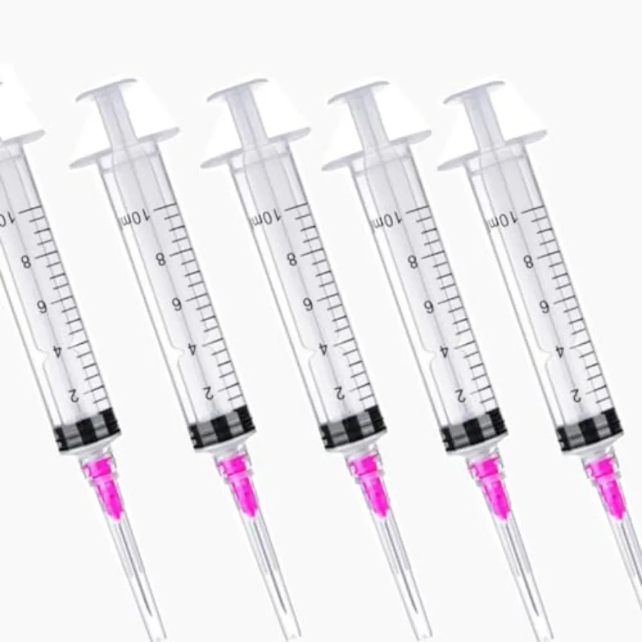 5 Pack 10ml 18 Gauge - Luer Lock 1ml 2.5ml 3ml 5ml 10ml 20ml with 25Ga, 23Ga, 22Ga, 21Ga, 18Ga Lab Consumables Individually Sea
5 Pack 10ml 18 Gauge - Luer Lock 1ml 2.5ml 3ml 5ml 10ml 20ml with 25Ga, 23Ga, 22Ga, 21Ga, 18Ga Lab Consumables Individually Sea