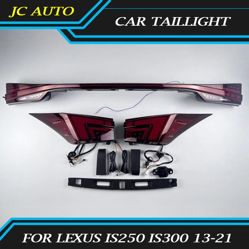 Car Rear Tail Light Assembly Through Type Rear Tail Lights Fit for Lexus IS250 IS300 2013-2021 Brake Lights Turn Signal Lights
Car Rear Tail Light Assembly Through Type Rear Tail Lights Fit for Lexus IS250 IS300 2013-2021 Brake Lights Turn Signal Lights