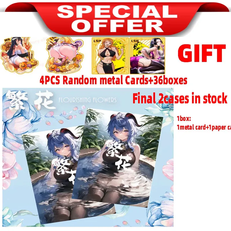 2024 Goddess Story Cards Flower Series Special Shaped Metal Card Waifu Booster Box Tcg Toys And Hobbies Gift
2024 Goddess Story Cards Flower Series Special Shaped Metal Card Waifu Booster Box Tcg Toys And Hobbies Gift
