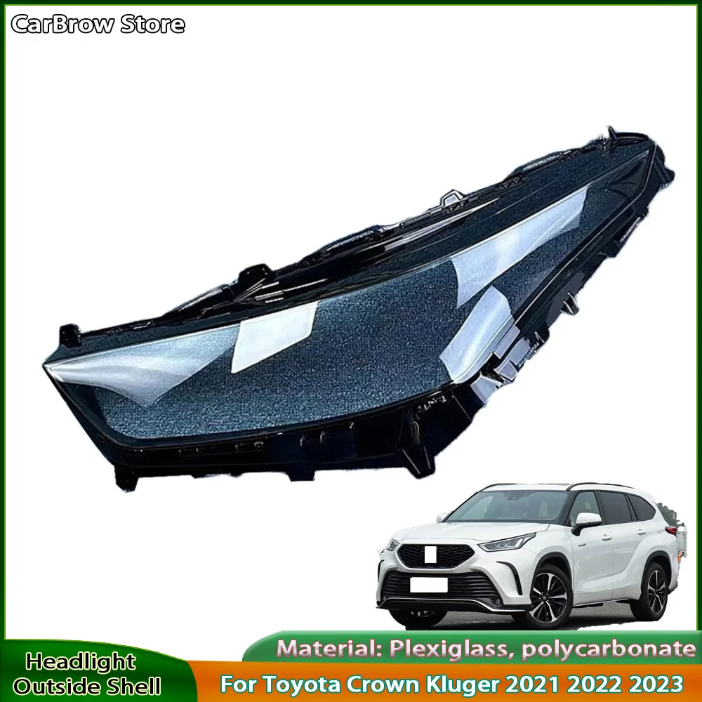 Headlamp Cover Transparent Mask For Toyota Crown Kluger 2021-2023 Headlight Shell Lens Plexiglass Replace Original Lampshade
Headlamp Cover Transparent Mask For Toyota Crown Kluger 2021-2023 Headlight Shell Lens Plexiglass Replace Original Lampshade