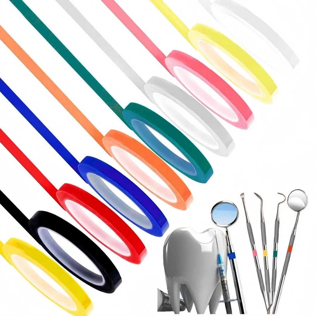 10 Rolls Dental Identification Tape Autoclavable 5mm* 66m Tape Dental Instruments Marla gum Tape 150° F Steam Disinfection
10 Rolls Dental Identification Tape Autoclavable 5mm* 66m Tape Dental Instruments Marla gum Tape 150° F Steam Disinfection