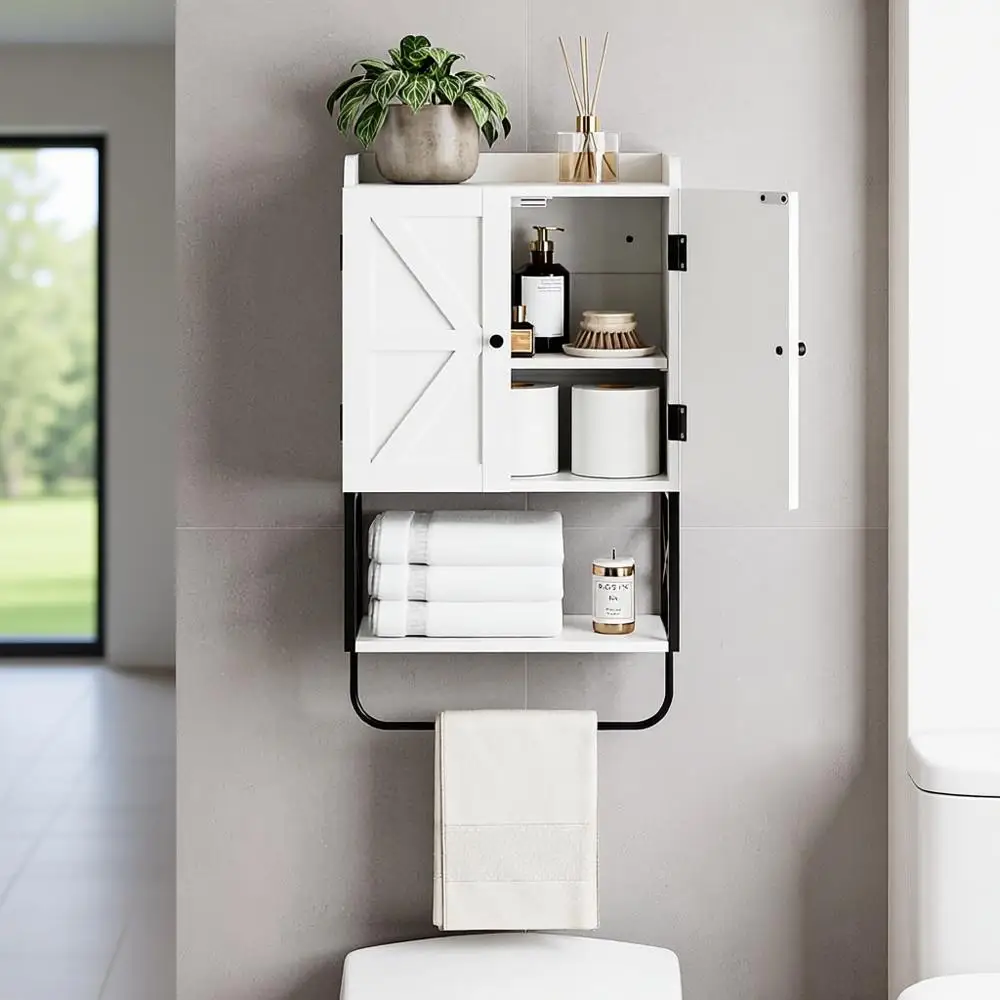 Настенный деревянный шкафчик для медикаментов с регулируемыми полками, компактное хранение для ванной, кухни, гостиной (9D x 15.3)
Настенный деревянный шкафчик для медикаментов с регулируемыми полками, компактное хранение для ванной, кухни, гостиной (9D x 15.3)