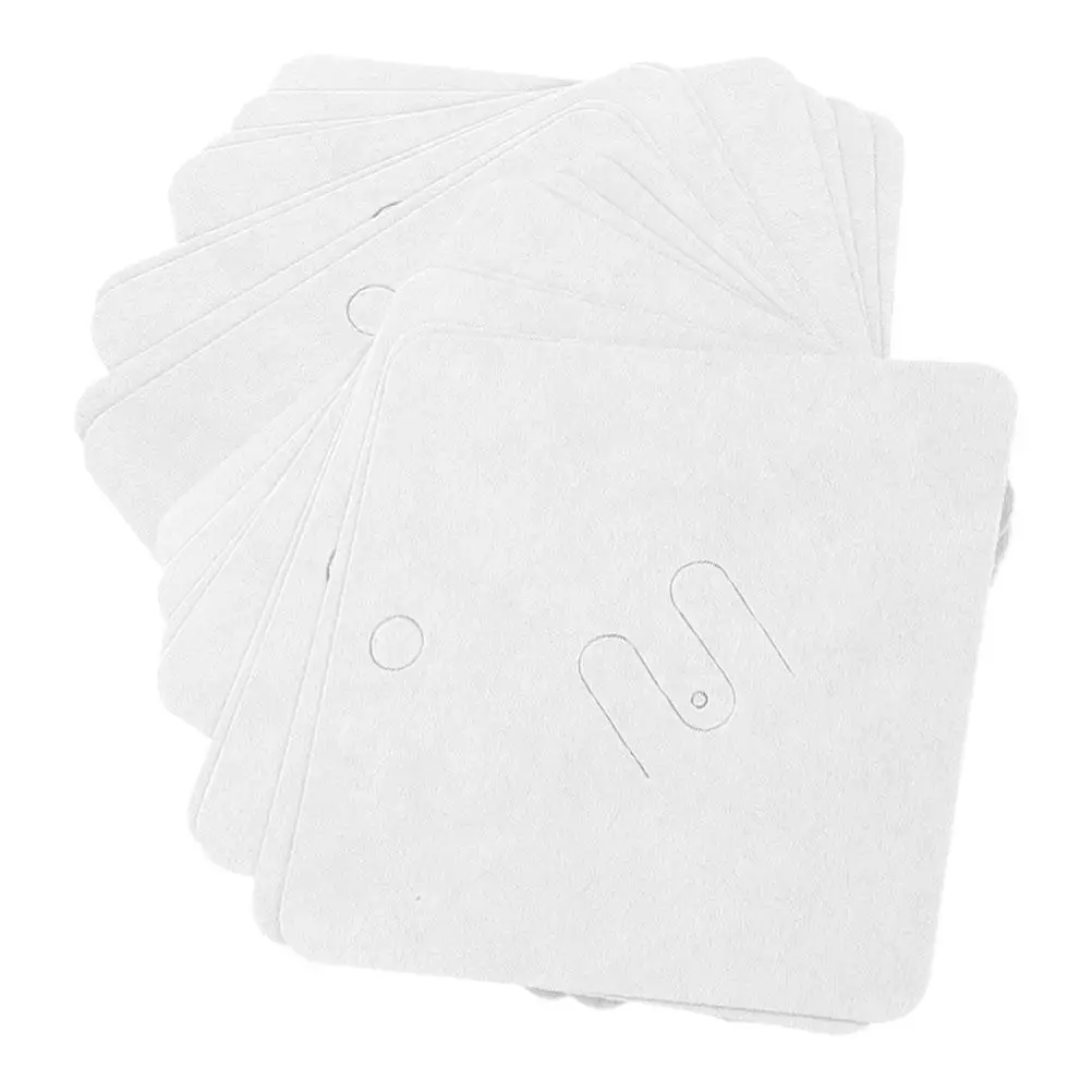 100 Pcs 7x7cm White Cardstock Brooch Display Cards for Earrings Necklaces Hair Accessories Blank Paper Cards Holes Compact
100 Pcs 7x7cm White Cardstock Brooch Display Cards for Earrings Necklaces Hair Accessories Blank Paper Cards Holes Compact