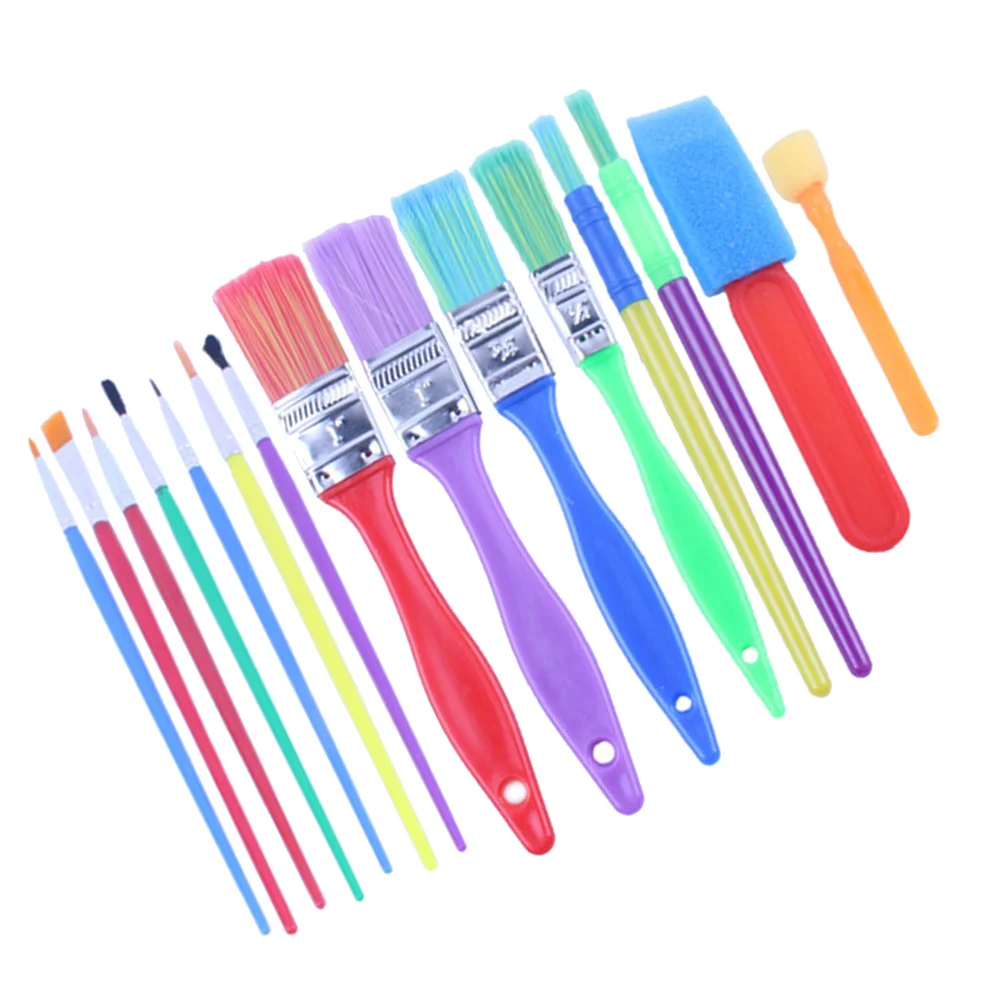 15 in 1 Art Craft Painting Set Sponge Brushes Included Early Learning DIY Drawing Tools for Creative Play
15 in 1 Art Craft Painting Set Sponge Brushes Included Early Learning DIY Drawing Tools for Creative Play