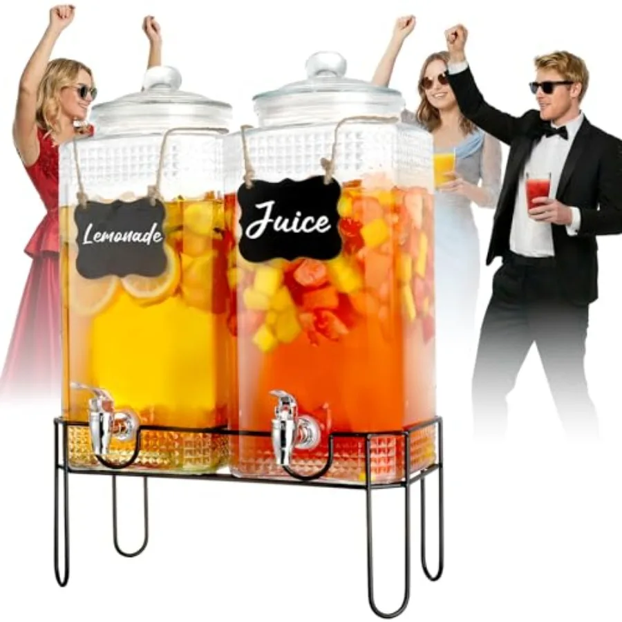 Glass Drink Dispensers For Parties Lemonade Beverage Dispenser With Stand And Spigot For BBQ Picnic Party Laundry Detergent Dis
Glass Drink Dispensers For Parties Lemonade Beverage Dispenser With Stand And Spigot For BBQ Picnic Party Laundry Detergent Dis